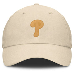 Philadelphia Phillies Front Office Leather Patch Adjustable Hat Cream