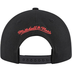 Vancouver Canucks Mitchell & Ness Core Team Script 2.0 Snapback Hat Black