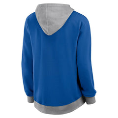 Chicago Cubs Women's Hit It French Terry Full-Zip Hoodie Royal