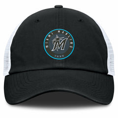 Miami Marlins Averies Adjustable Hat Black/White
