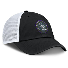 Colorado Rockies Averies Adjustable Hat Black/White