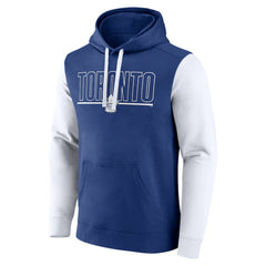Toronto Maple Leafs Logo Athletic Deliver Fleece Pullover Hoodie Blue