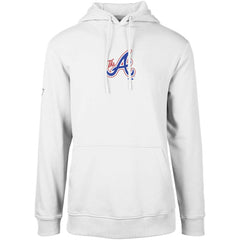 Atlanta Braves Levelwear City Connect Podium Core Logo Pullover Hoodie White
