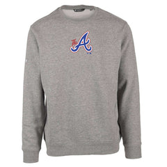 Atlanta Braves Levelwear City Connect Zane Core Logo Pullover Sweatshirt Gray