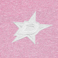 Dallas Stars Antigua White Logo Hunk Quarter-Zip Pullover Pink