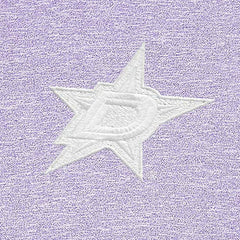 Dallas Stars Antigua White Logo Hunk Quarter-Zip Pullover Lavender