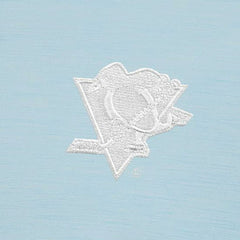 Pittsburgh Penguins Antigua White Logo Bright Quarter-Zip Pullover Powder Blue