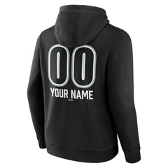 Chicago White Sox Personalized Name & Number Fastball Pullover Hoodie Black