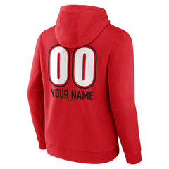 Cincinnati Reds Personalized Name & Number Fastball Pullover Hoodie Red