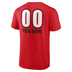 Cincinnati Reds Personalized Name & Number Fastball T-Shirt Red