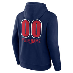 Minnesota Twins Personalized Name & Number Fastball Pullover Hoodie Navy