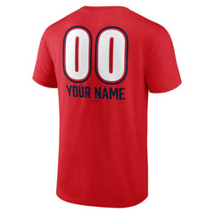 St. Louis Cardinals Personalized Name & Number Fastball T-Shirt Red