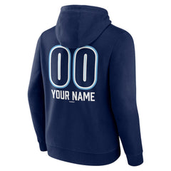 Tampa Bay Rays Personalized Name & Number Fastball Pullover Hoodie Navy