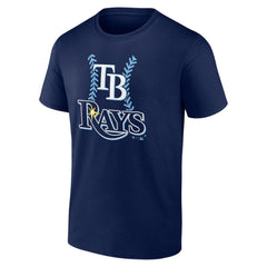 Tampa Bay Rays Personalized Name & Number Fastball T-Shirt Navy