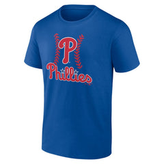 Philadelphia Phillies Personalized Name & Number Fastball T-Shirt Royal