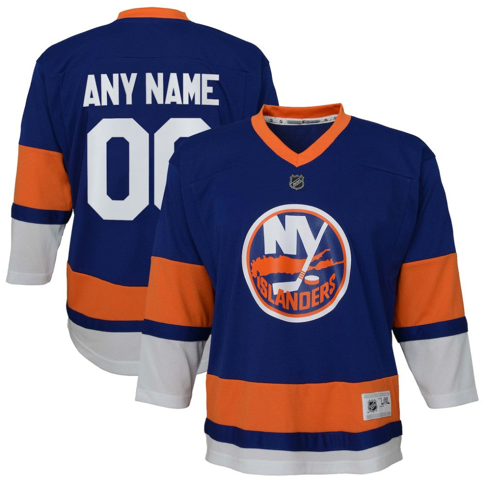 New York Islanders Youth Home Replica Custom Jersey Royal