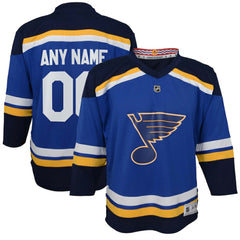 St. Louis Blues Youth Home Replica Custom Jersey Blue