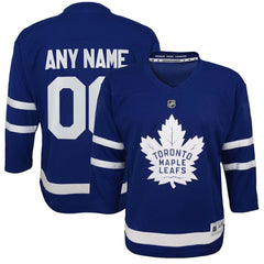 Toronto Maple Leafs Youth Home Replica Custom Jersey Blue
