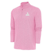 St. Louis Cardinals Antigua Hunk Quarter-Zip Top Pink