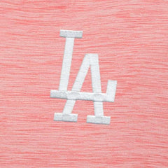Los Angeles Dodgers Antigua Bright Quarter-Zip Pullover Top Coral