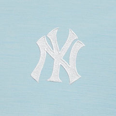 New York Yankees Antigua Bright Quarter-Zip Pullover Top Powder Blue