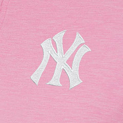 New York Yankees Antigua Women's Mentor Quarter-Zip Pullover Top Pink