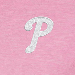 Philadelphia Phillies Antigua Women's Mentor Quarter-Zip Pullover Top Pink