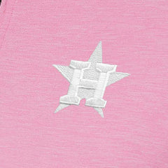 Houston Astros Antigua Women's Mentor Quarter-Zip Pullover Top Pink