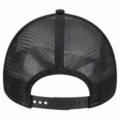 Houston Astros Checkered Flag A-Frame Trucker 9FORTY Adjustable Hat White/Black | New Era