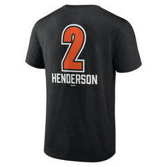 Gunnar Henderson Baltimore Orioles Fastball Player Name & Number T-Shirt Black