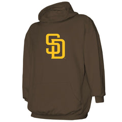 San Diego Padres Stitches Youth Fleece Pullover Hoodie Brown