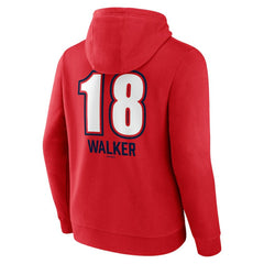 Jordan Walker St. Louis Cardinals Fastball Player Name & Number Pullover Hoodie Red