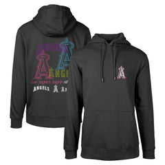 Los Angeles Angels Levelwear Podium Vintage Pullover Hoodie Black