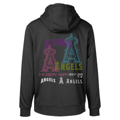 Los Angeles Angels Levelwear Podium Vintage Pullover Hoodie Black