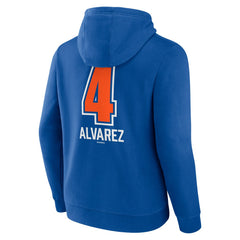 Francisco Alvarez New York Mets Fastball Player Name & Number Pullover Hoodie Royal