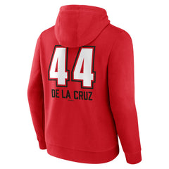 Elly De La Cruz Cincinnati Reds Name & Number Fastball Pullover Hoodie Red