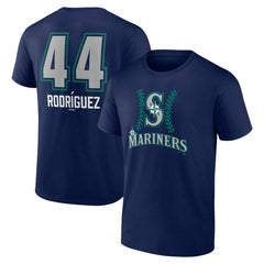 Julio Rodríguez Seattle Mariners Name & Number Fastball T-Shirt Navy