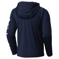 Atlanta Braves Youth Terminal Tackle Long Sleeve Hoodie T-Shirt Navy | Columbia