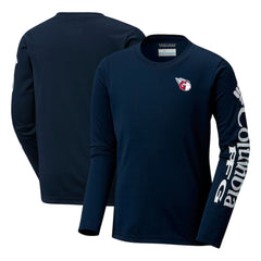 Cleveland Guardians Youth Terminal Tackle Long Sleeve T-Shirt Navy | Columbia
