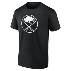 Buffalo Sabres Personalized Name & Number Monochrome T-Shirt Black