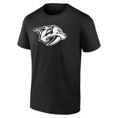 Nashville Predators Personalized Name & Number Monochrome T-Shirt Black