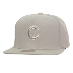Chicago Cubs Snapback Hat Gray | Mitchell & Ness