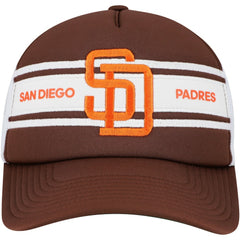 San Diego Padres Sideline Trucker Adjustable Hat Brown