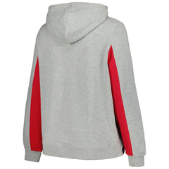 St. Louis Cardinals Profile Women's Plus Size Pullover Jersey Hoodie - Heather Gray