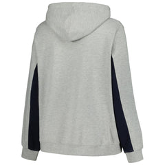 Milwaukee Brewers Profile Women's Plus Size Pullover Jersey Hoodie - Heather Gray