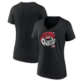Carolina Hurricanes Women's Native V-Neck T-Shirt Black