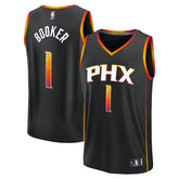 Devin Booker Phoenix Suns Youth Fast Break Replica Player Jersey - Statement Edition - Black
