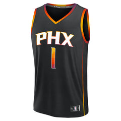 Devin Booker Phoenix Suns Youth Fast Break Replica Player Jersey - Statement Edition - Black