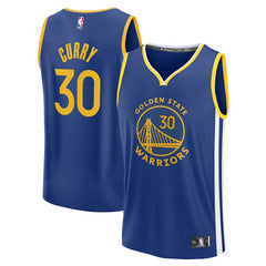 Stephen Curry Golden State Warriors Fast Break Replica Jersey - Icon Edition - Royal