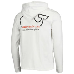 San Francisco Giants Vineyard Vines Long Sleeve Hoodie T-Shirt White